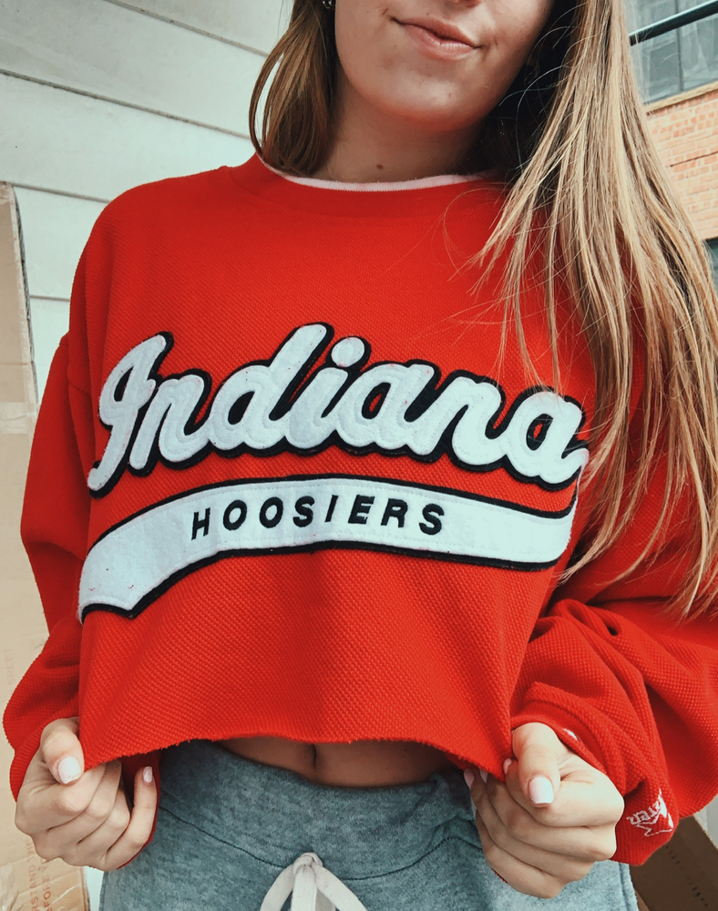 Indiana Hoosiers with coquette bow ribbon shirt, hoodie, sweater and v-neck  t-shirt