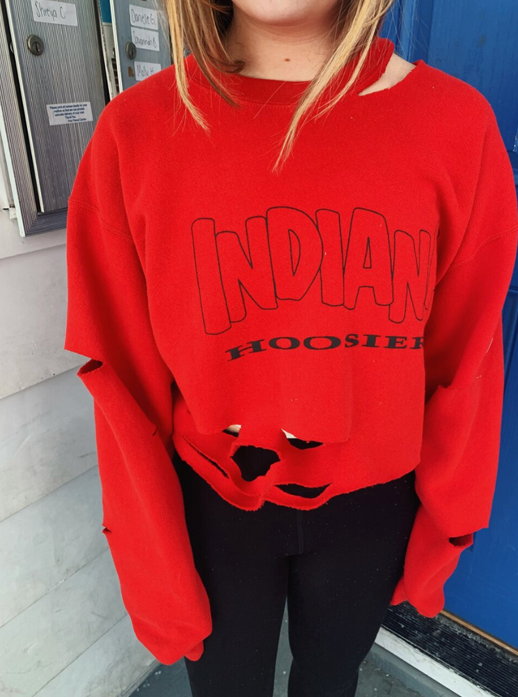 Vintage Indiana Distressed Sweatshirt