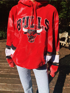 Bulls Vintage Bleached Hoodie