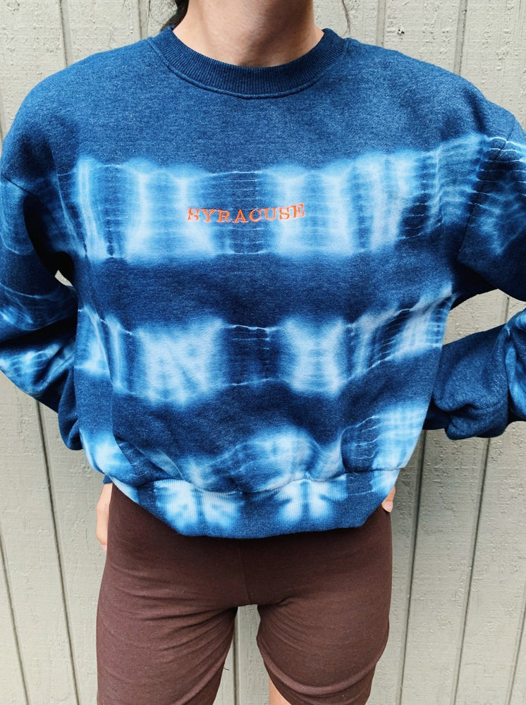 Syracuse Tie Dye Embroidered Sweatshirt